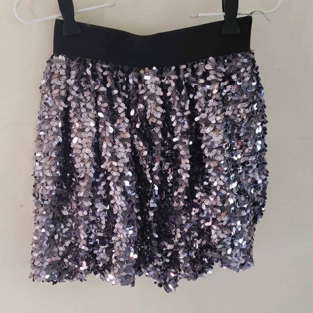 Glittery Sequin Skirt